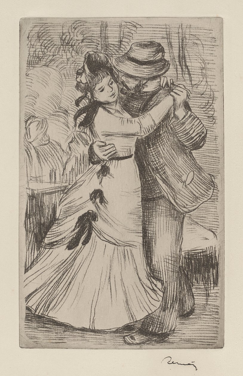 ülke dansı by Pierre Auguste Renoir