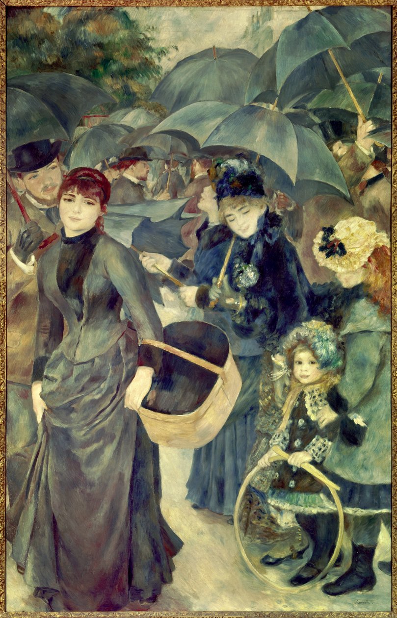 şemsiyeler by Pierre Auguste Renoir