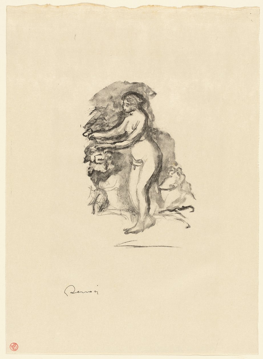 Asma olan kadın by Pierre Auguste Renoir