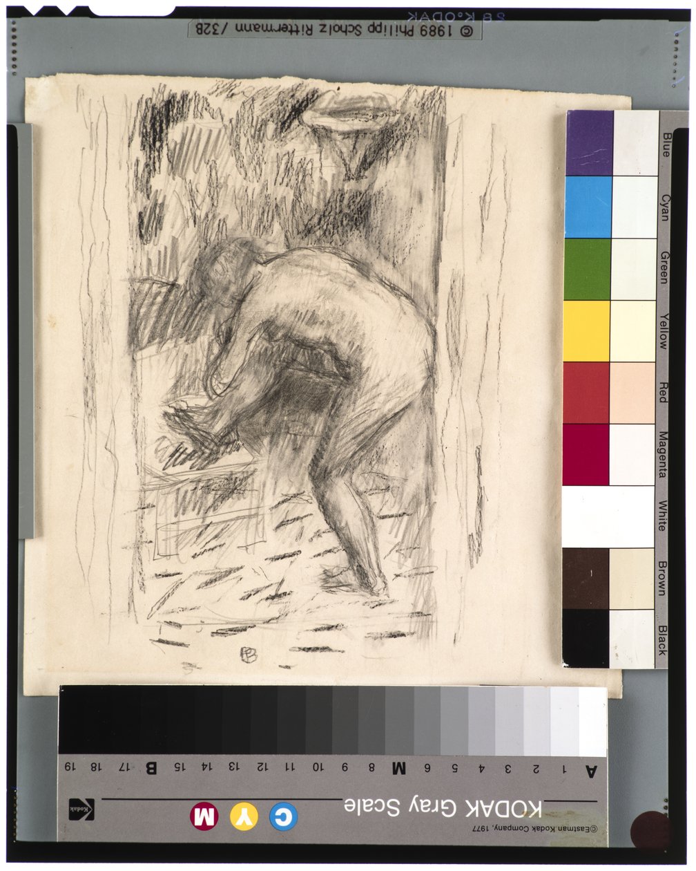 Banyodan Sonra, c.1924 (grafit) by Pierre Bonnard