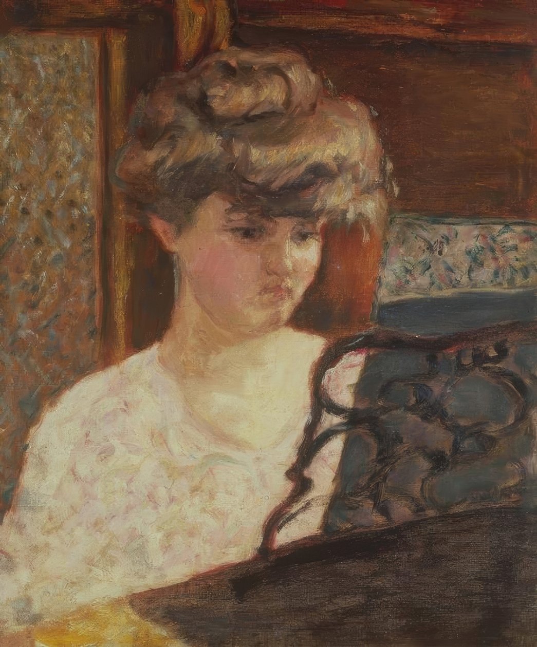 Au Piyano (Görev). by Pierre Bonnard
