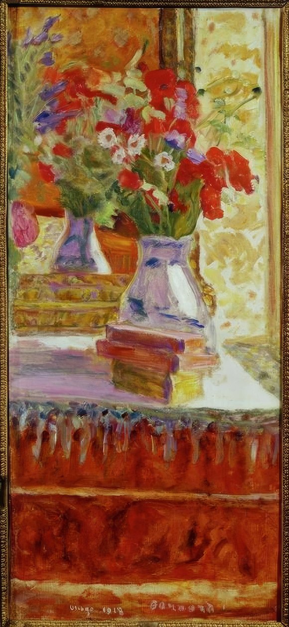 haşhaş buketi by Pierre Bonnard