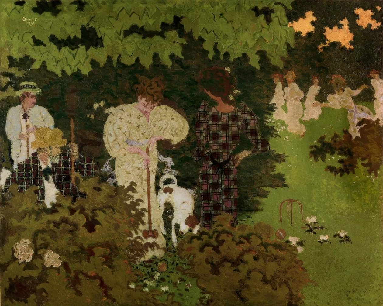 Alacakaranlık veya Kroket Partisi by Pierre Bonnard