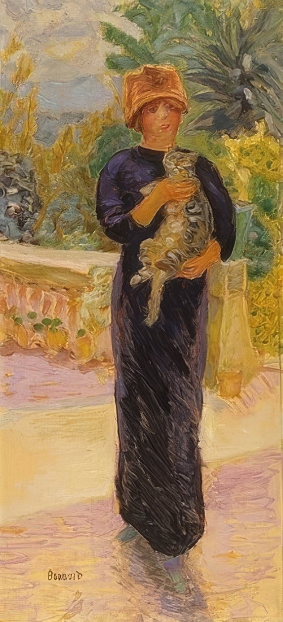 Bayan kedi. 1912 by Pierre Bonnard