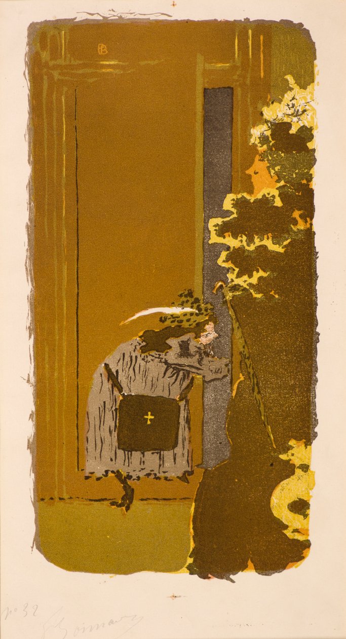 Sokakta, 20. yüzyıl (litografi) by Pierre Bonnard