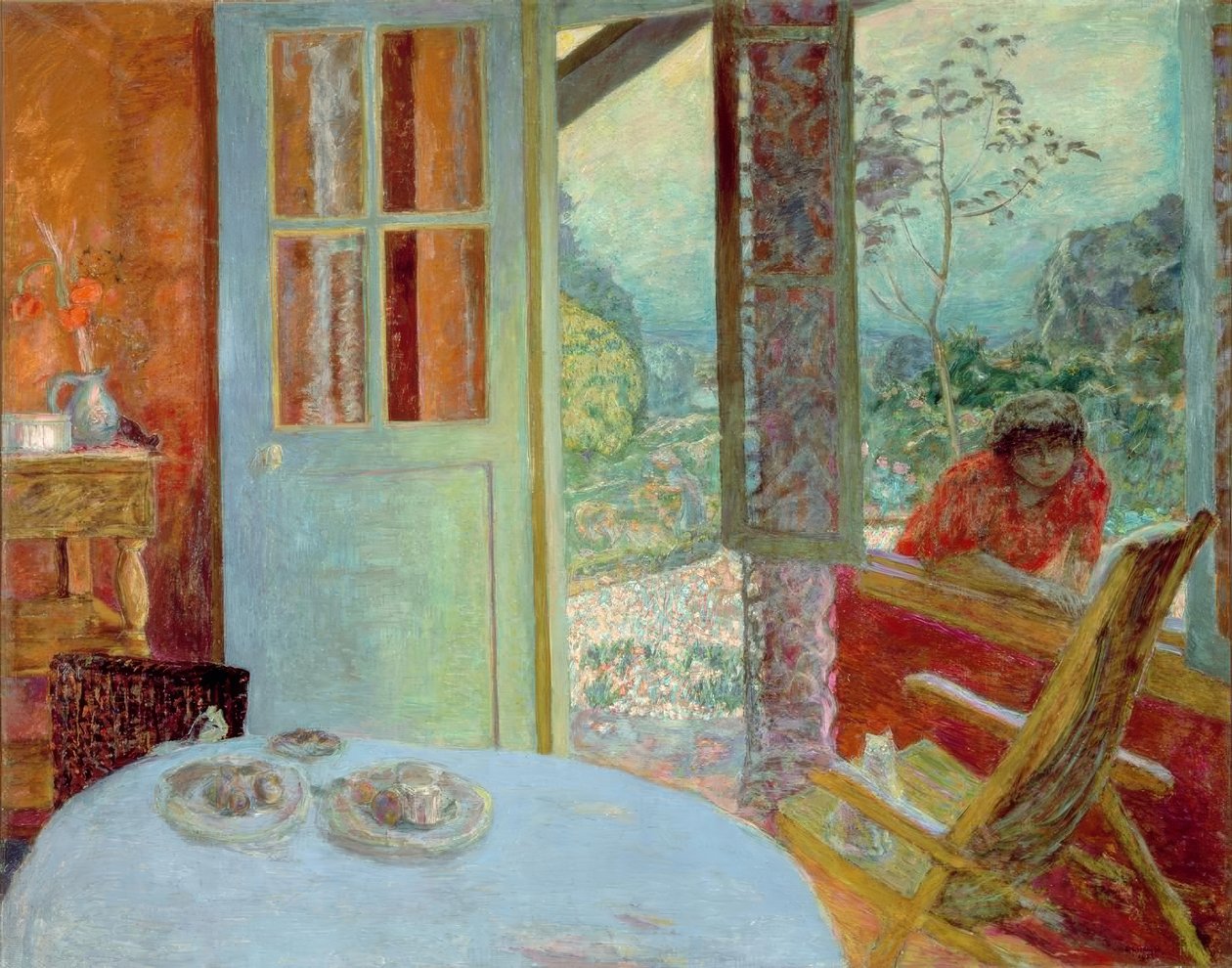 Ülkedeki yemek odası by Pierre Bonnard