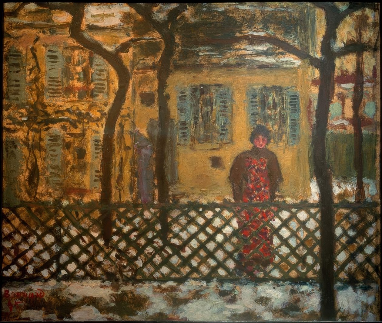 kapının arkasında by Pierre Bonnard