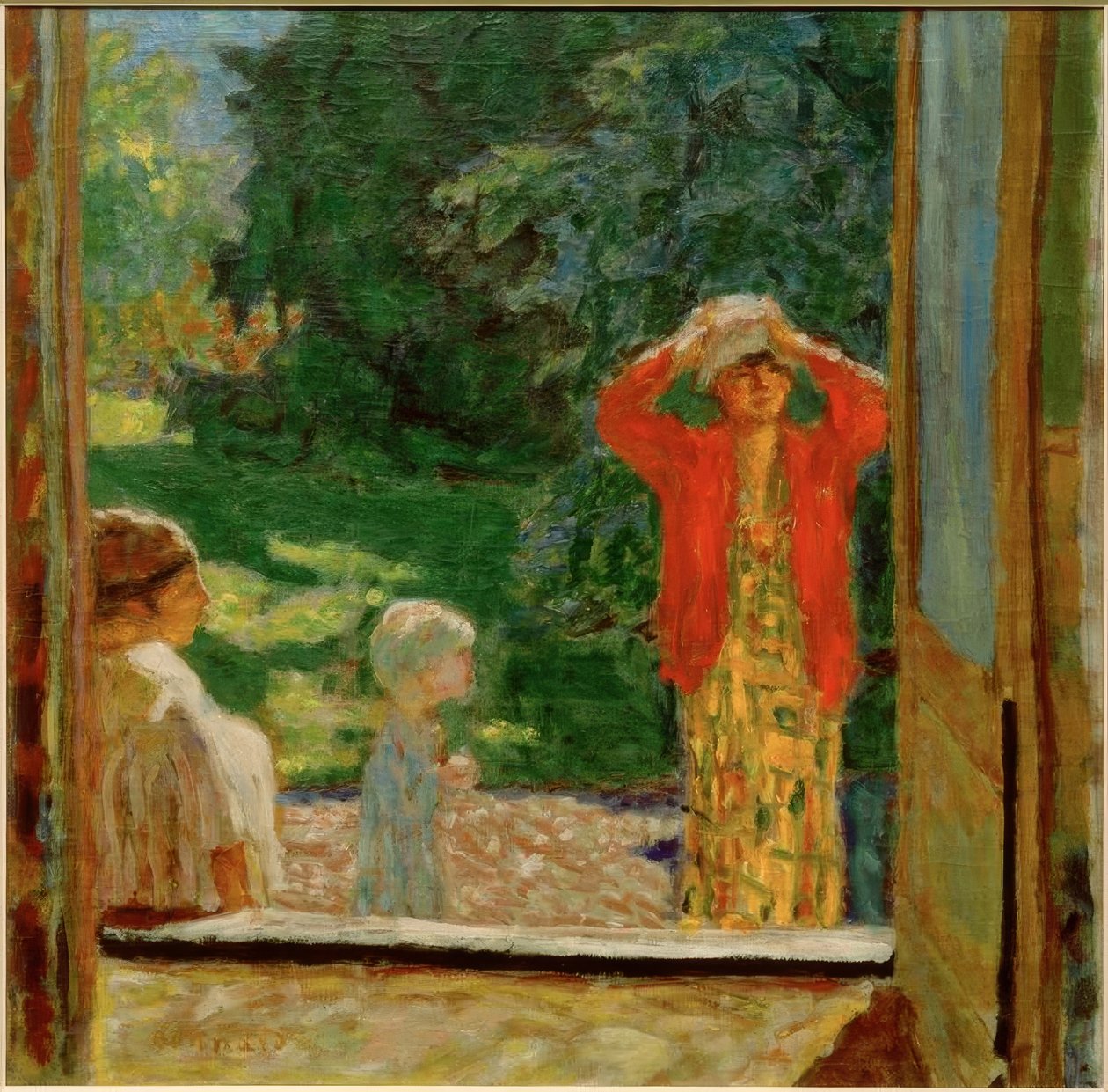 Pencerenin önünde by Pierre Bonnard