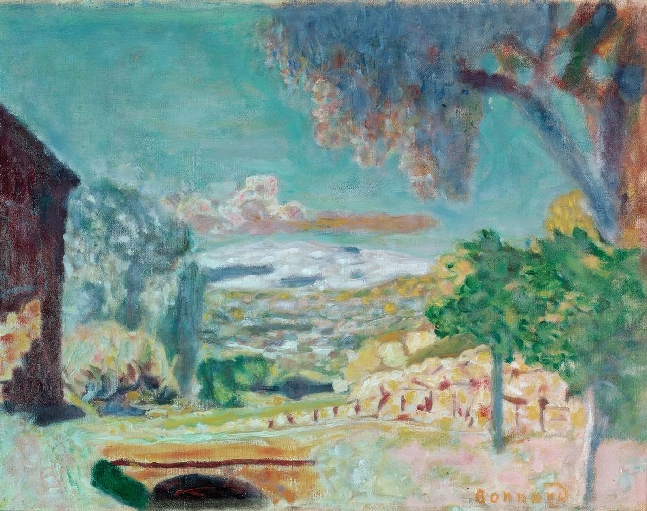 küçük köprü by Pierre Bonnard