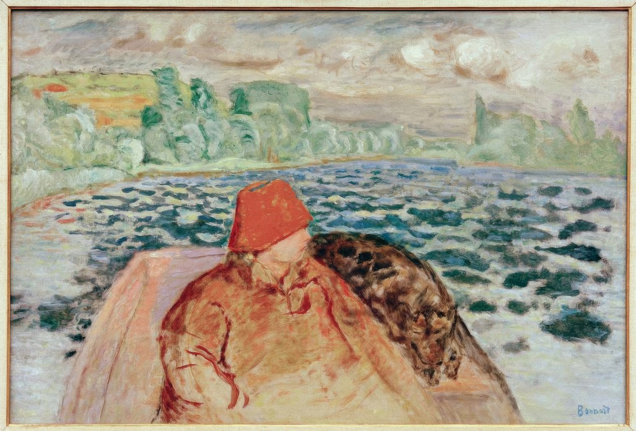 En Canot by Pierre Bonnard