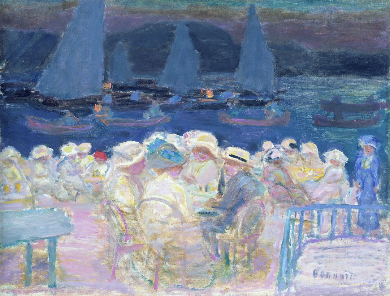 Dışarıda Akşam, 1913 by Pierre Bonnard