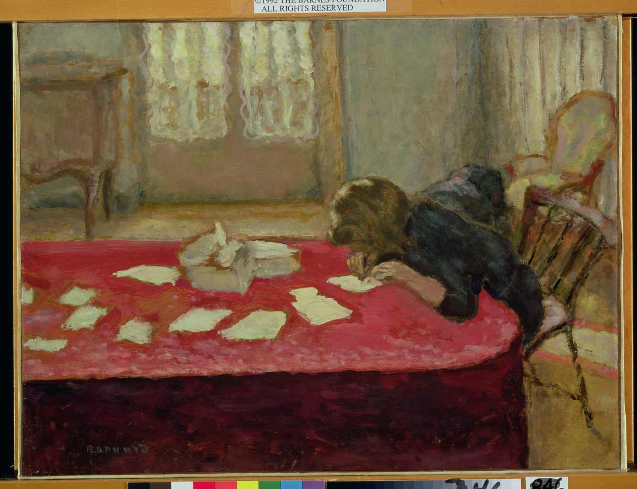 kız yazma by Pierre Bonnard
