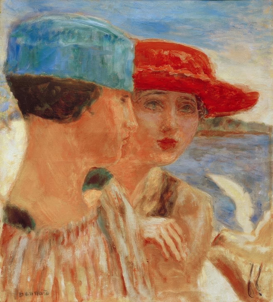 Martı ile genç kızlar by Pierre Bonnard