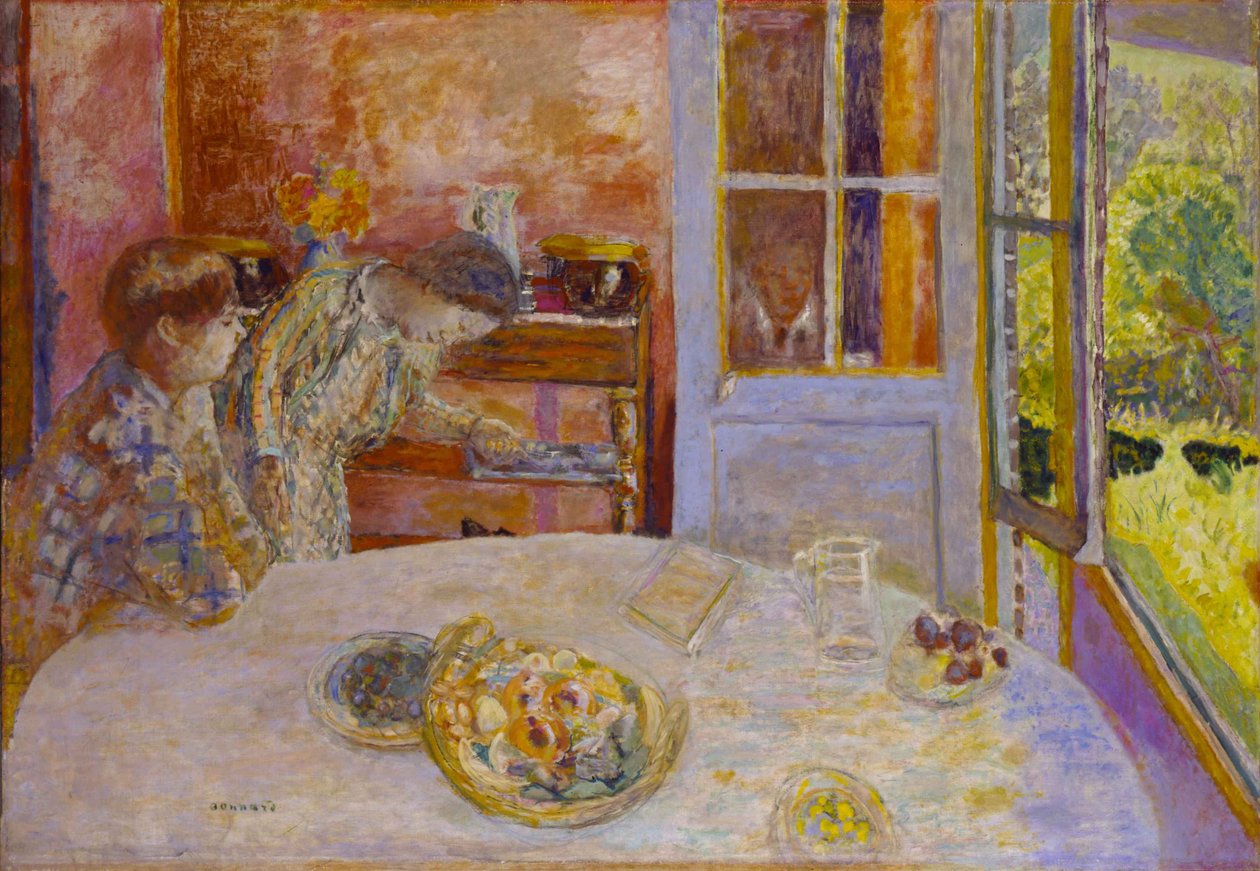 Yemek Odası, Vernon, c. 1925. by Pierre Bonnard