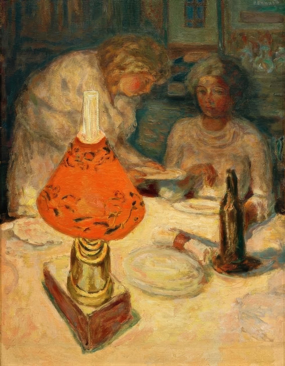turuncu gölge by Pierre Bonnard