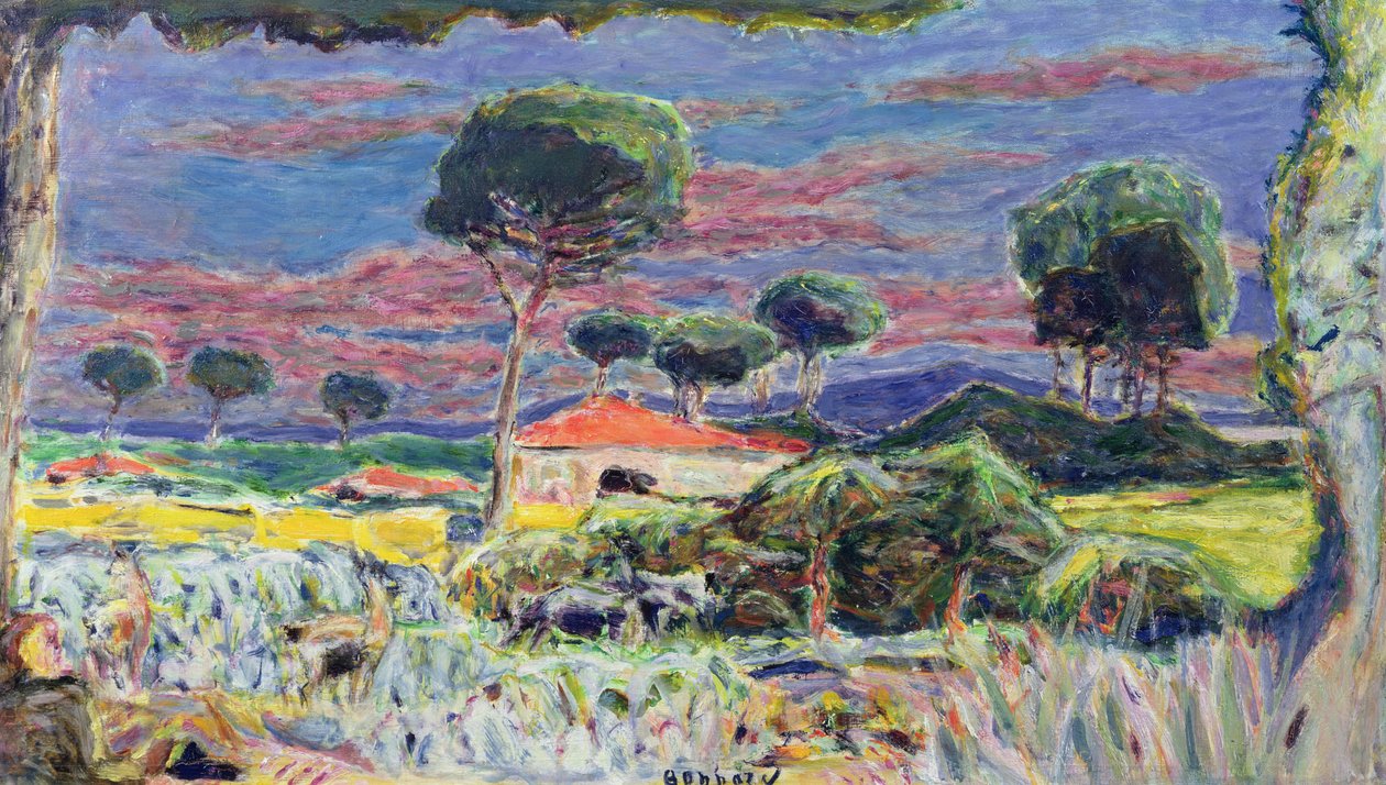 Öğle vakti manzara by Pierre Bonnard