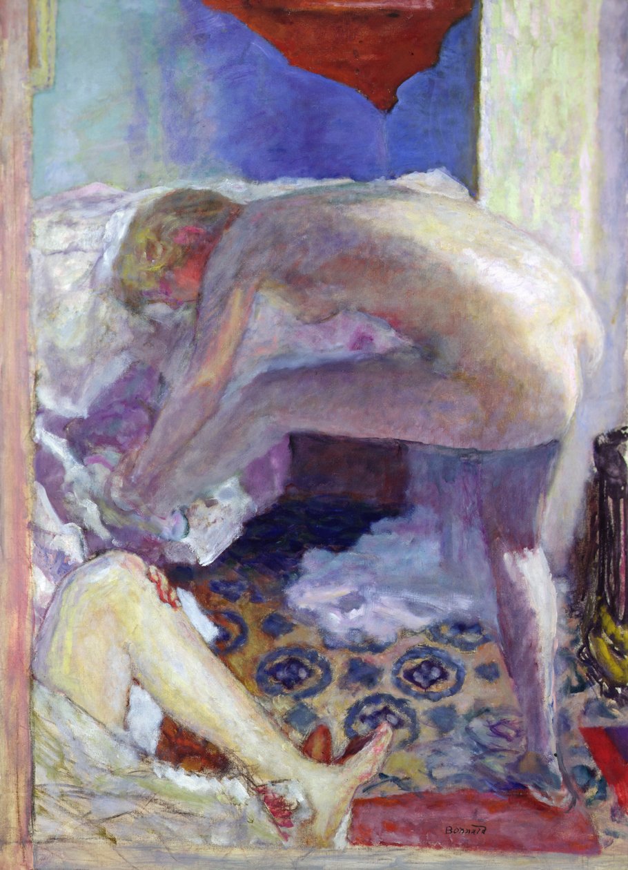 büyük mavi çıplak by Pierre Bonnard