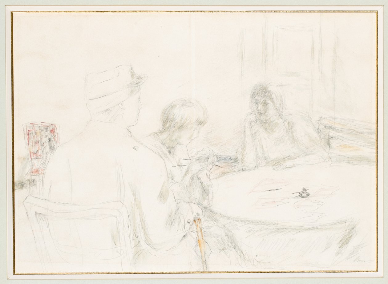 Ailesindeki yaralılar by Pierre Bonnard
