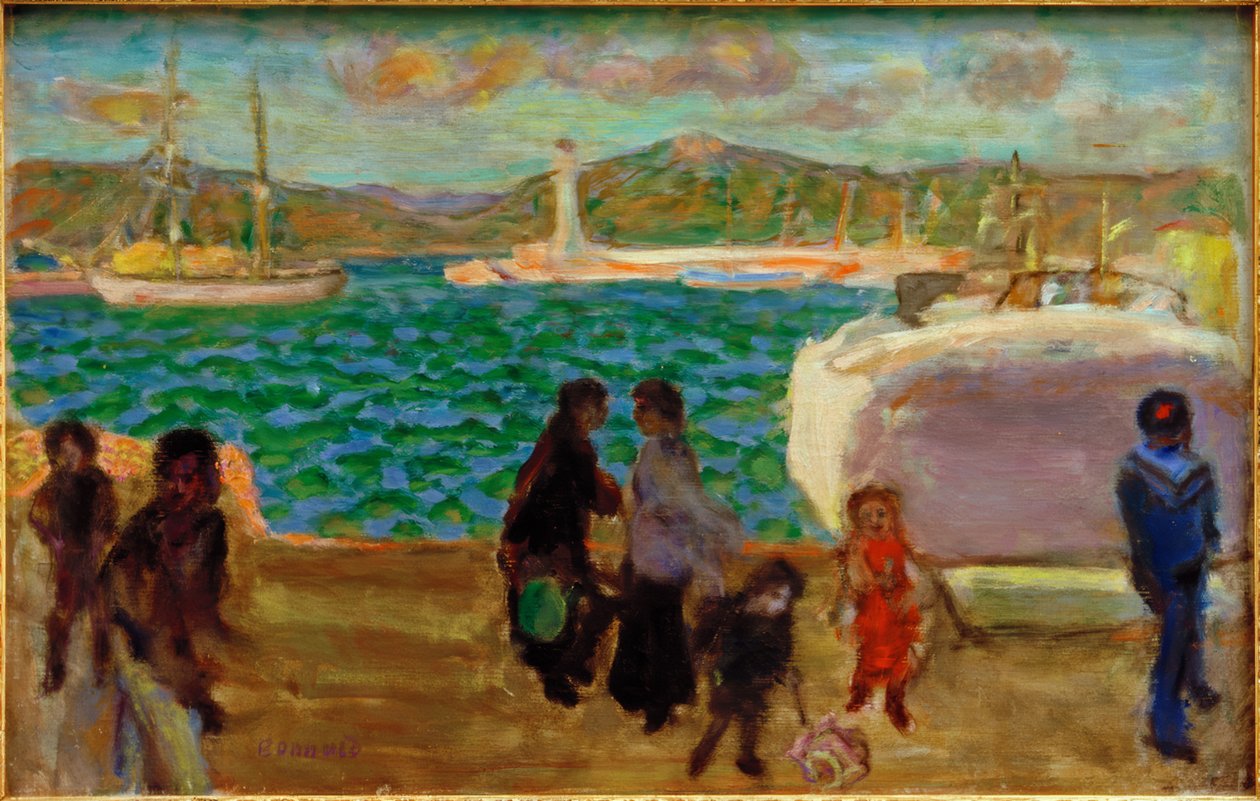 Sisli körfez (mistral gökyüzü) by Pierre Bonnard