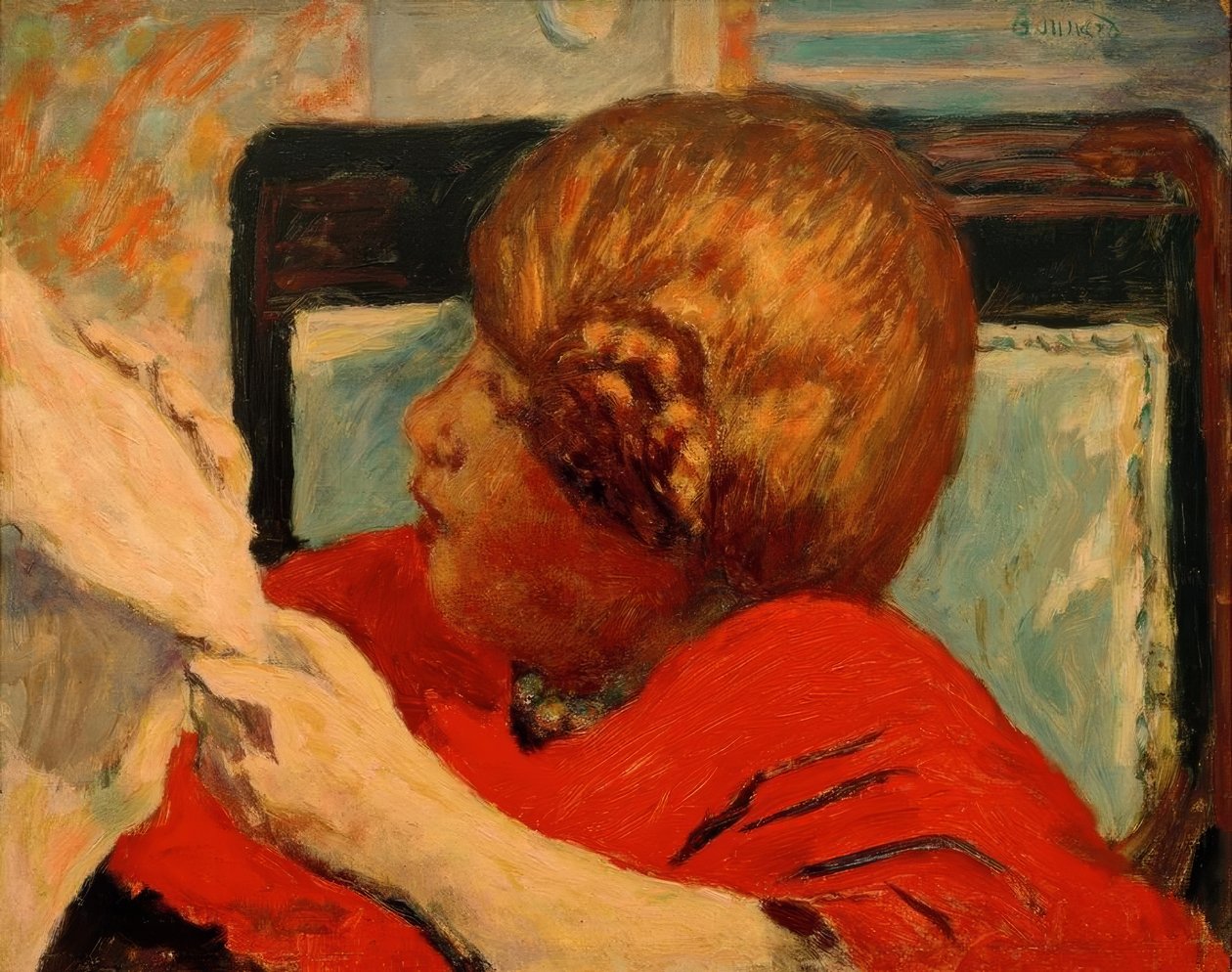 Lesende by Pierre Bonnard