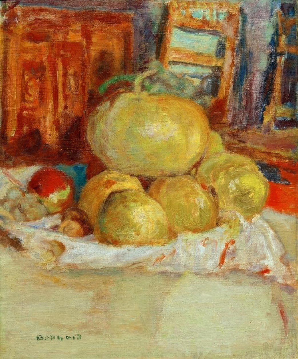 Meyve ile natürmort by Pierre Bonnard