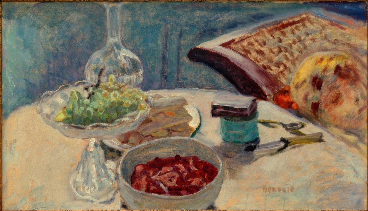 Figürlü natürmort (Marthe Bonnard) by Pierre Bonnard