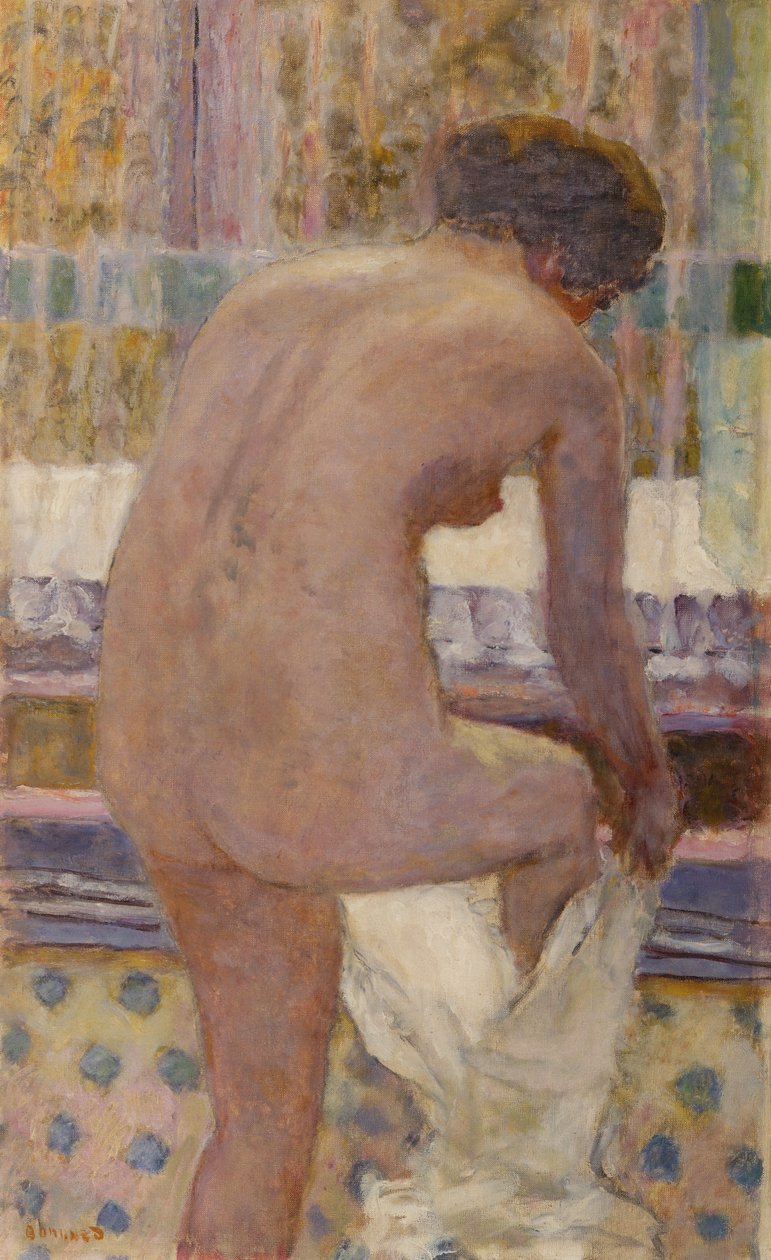 çıplak soyunma by Pierre Bonnard
