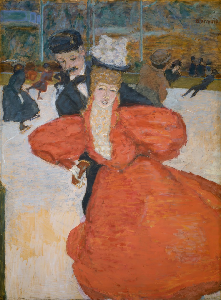 Buz Sarayı veya Patenciler by Pierre Bonnard