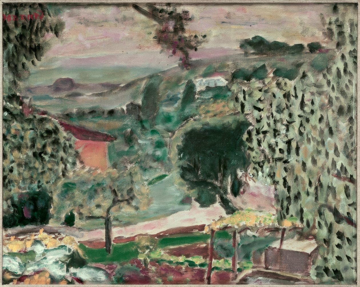 Cannet manzarası by Pierre Bonnard