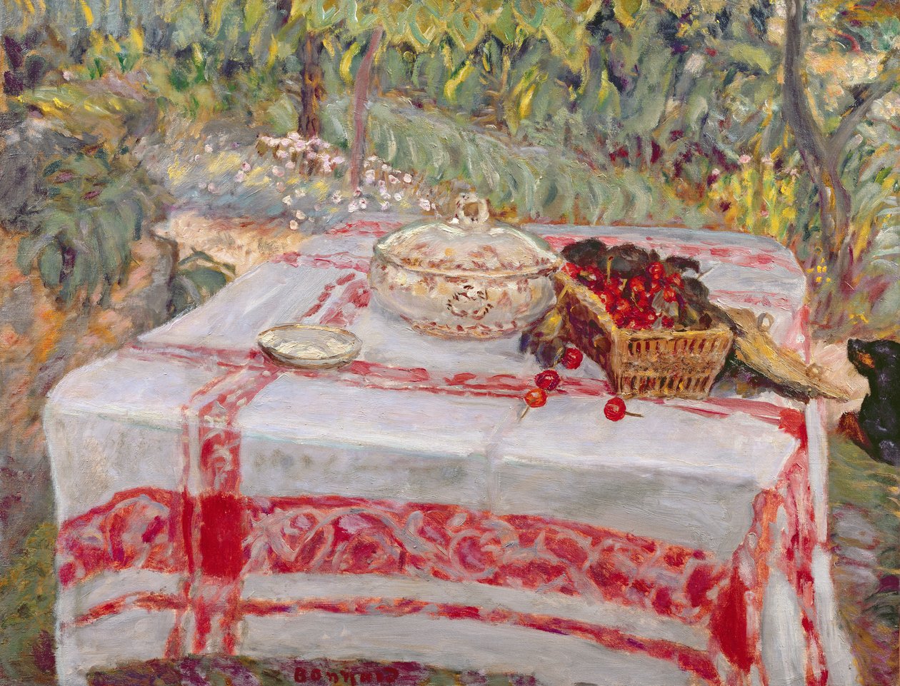 Masa Örtüsü ile Natürmort, c.1914 by Pierre Bonnard