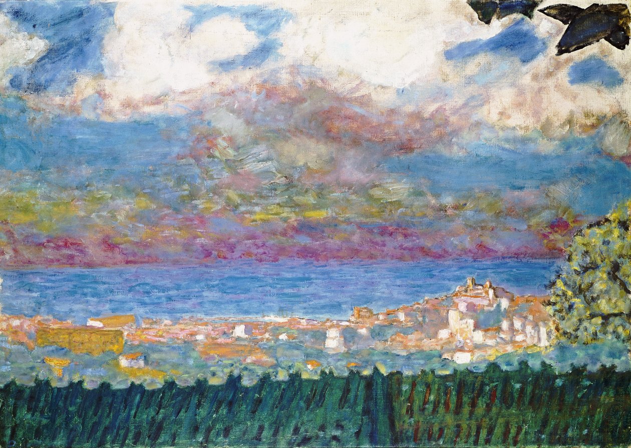 Cannes Üzerinde Fırtınalı Gökyüzü, 1945 by Pierre Bonnard