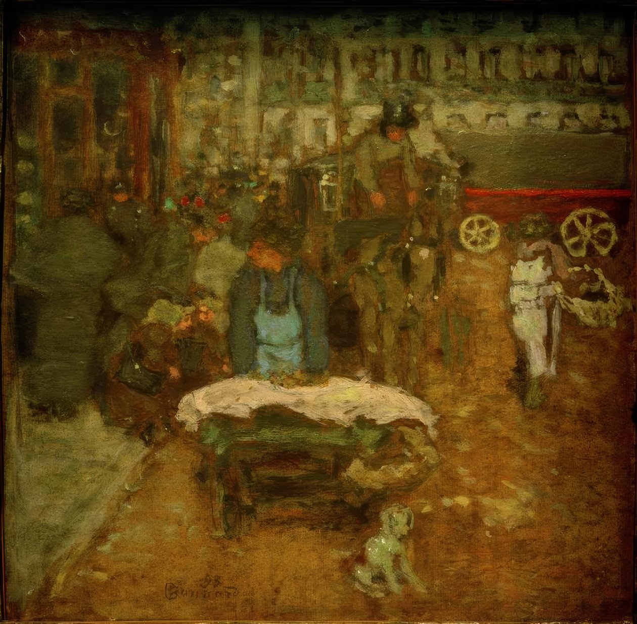 Bulvar üzerinde by Pierre Bonnard