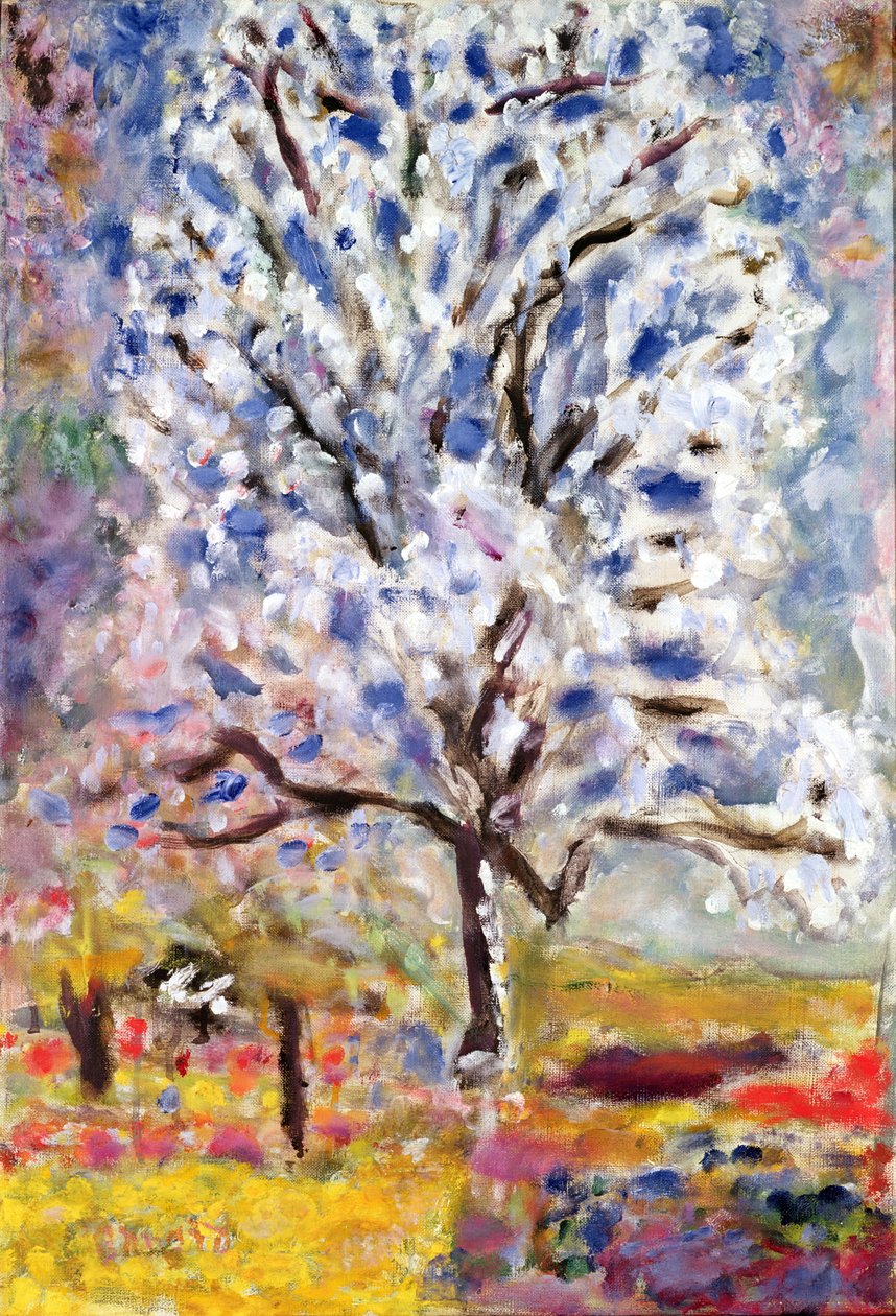Çiçekteki Badem Ağacı, 1947 by Pierre Bonnard
