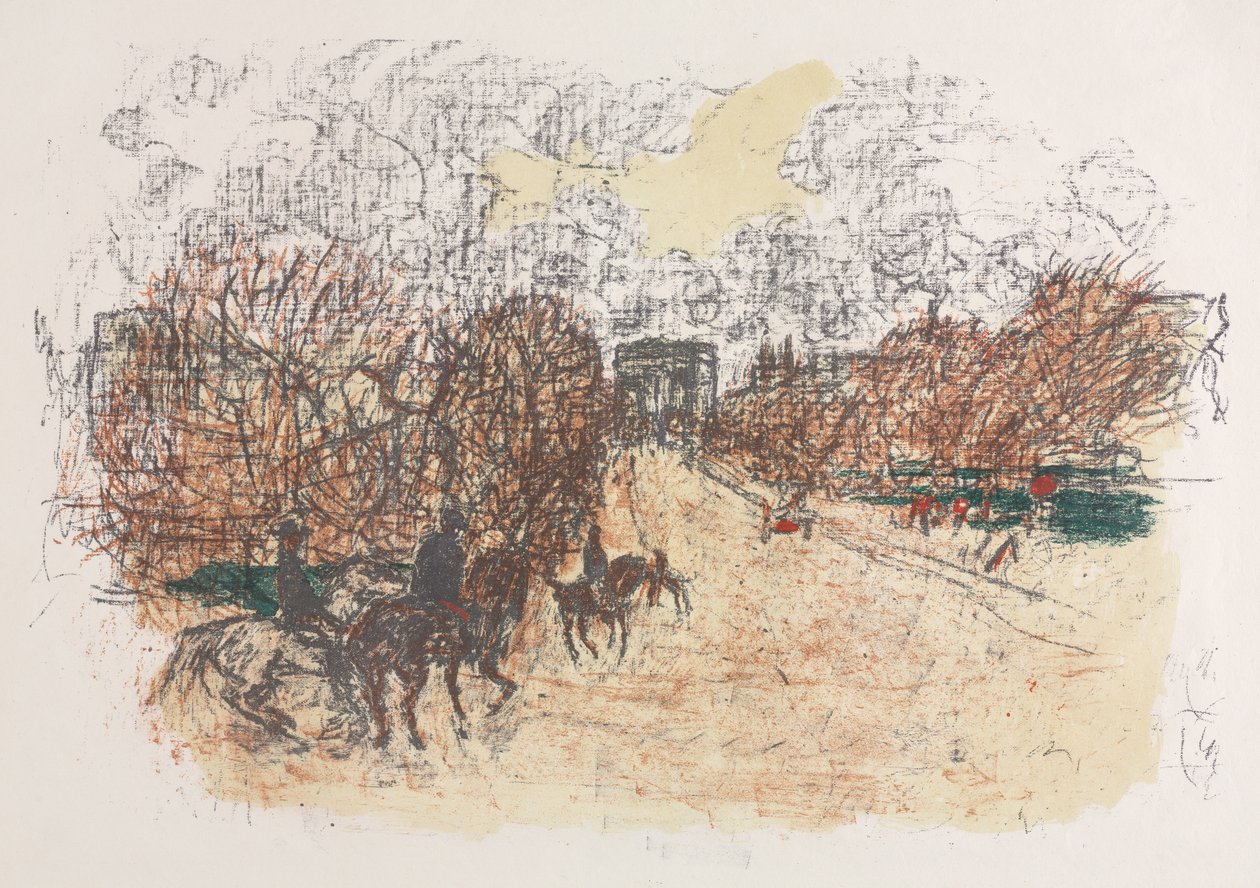 Arc de triomphe by Pierre Bonnard