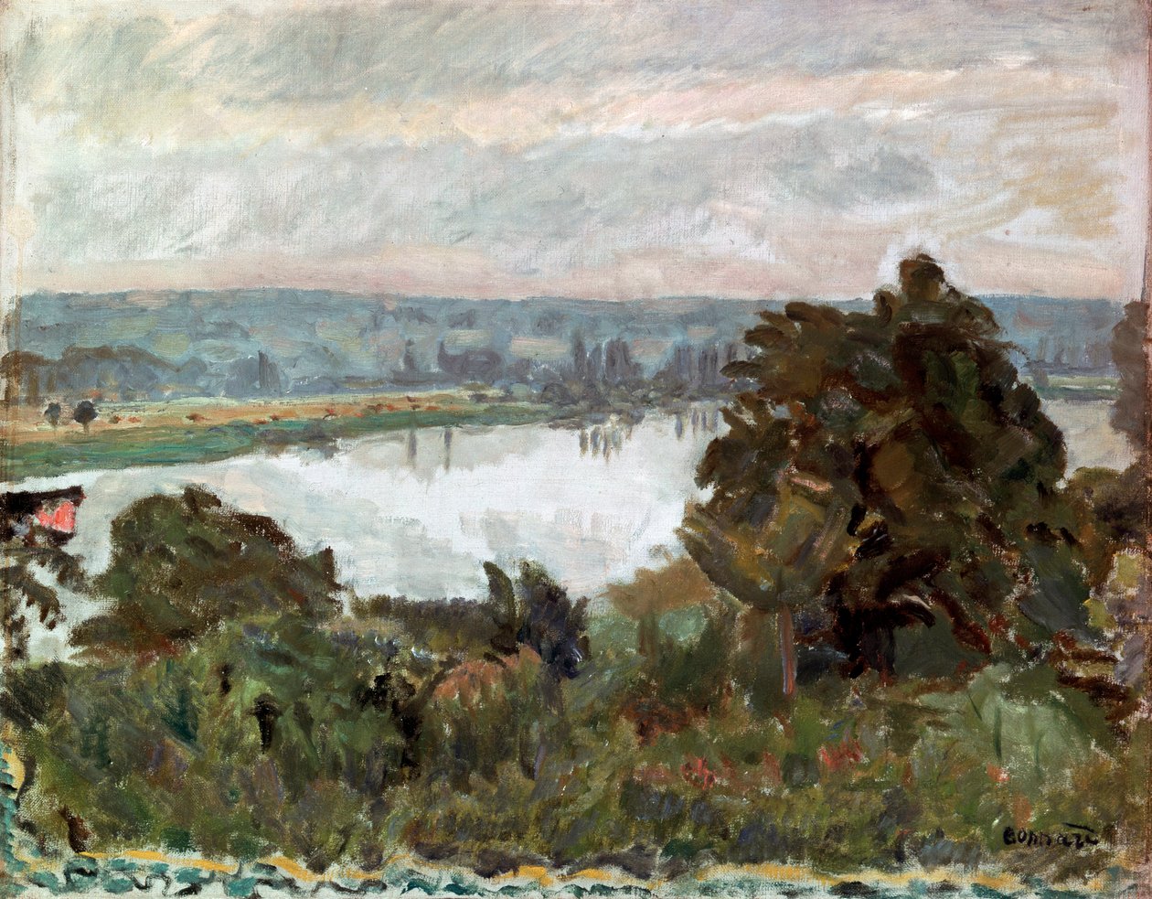 Vernon yakınlarındaki Seine, c1911. by Pierre Bonnard