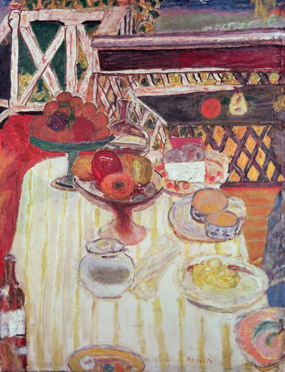 Yaz Masası, c.1917 by Pierre Bonnard