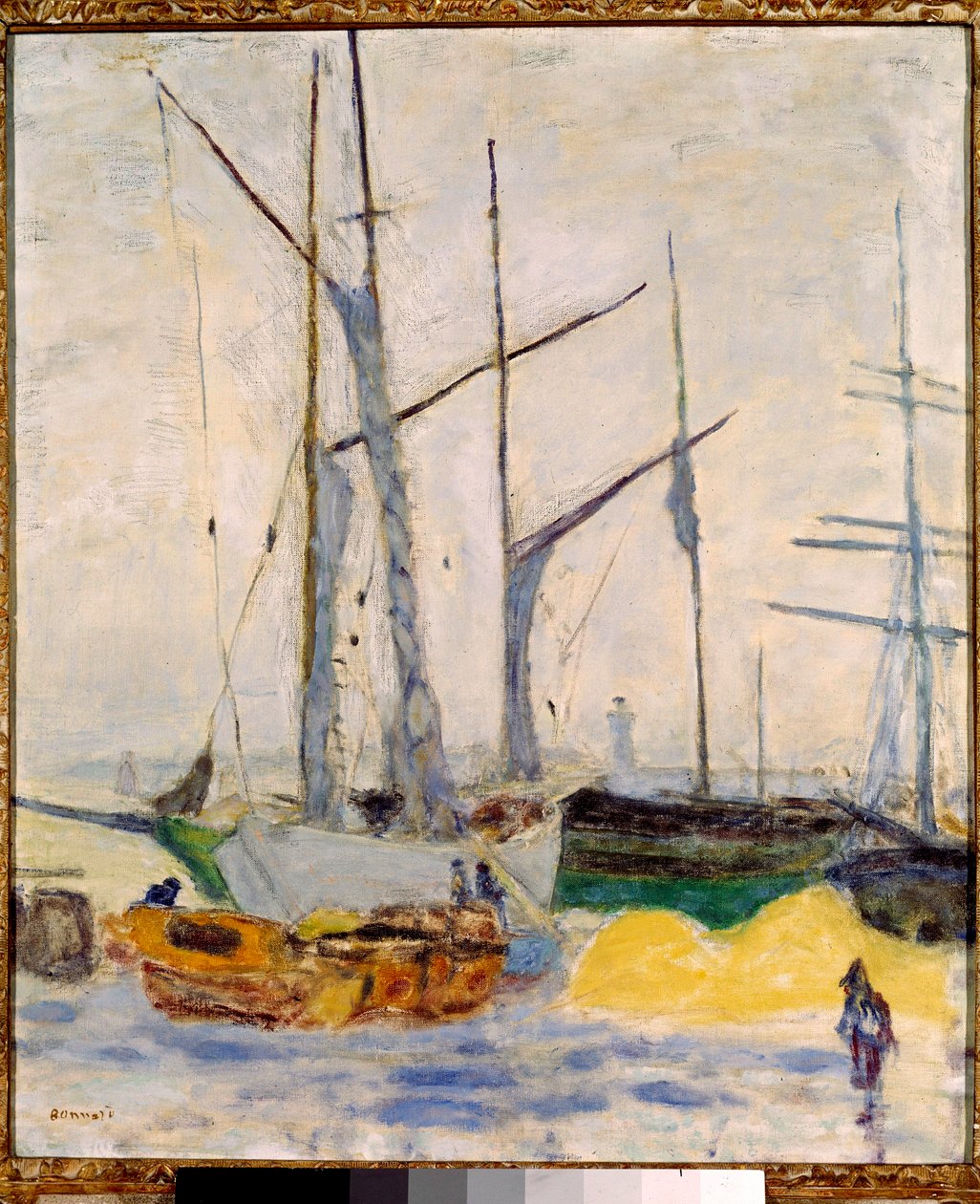 Cannes limanı by Pierre Bonnard
