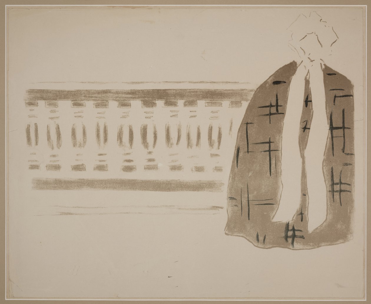 İsimsiz (balkondaki kadın) by Pierre Bonnard