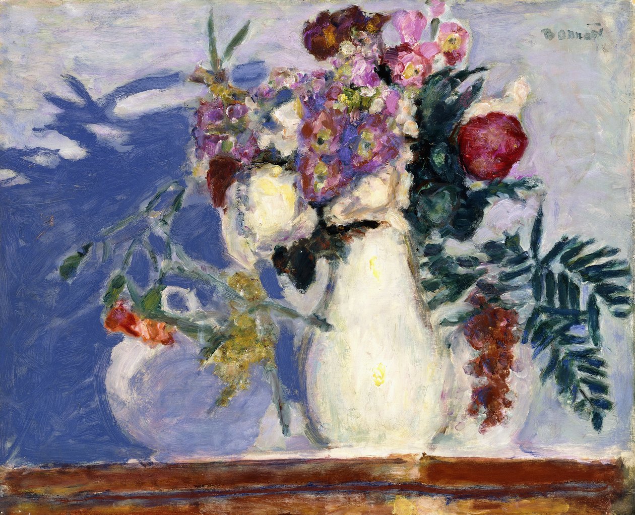 Çiçek vazosu by Pierre Bonnard