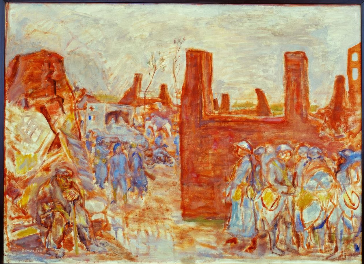Ham çevresinde harap köy by Pierre Bonnard