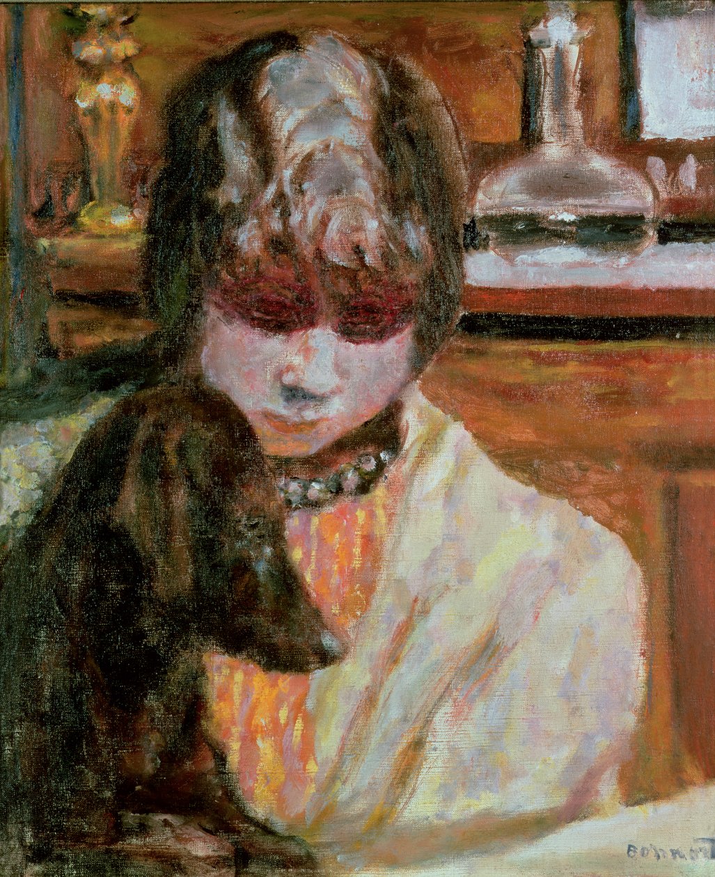 Köpekli Kadın, c.1913 by Pierre Bonnard
