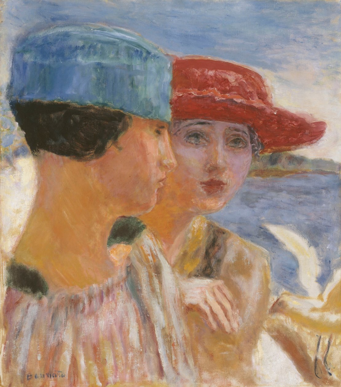 Martılı genç kızlar, 1917. by Pierre Bonnard