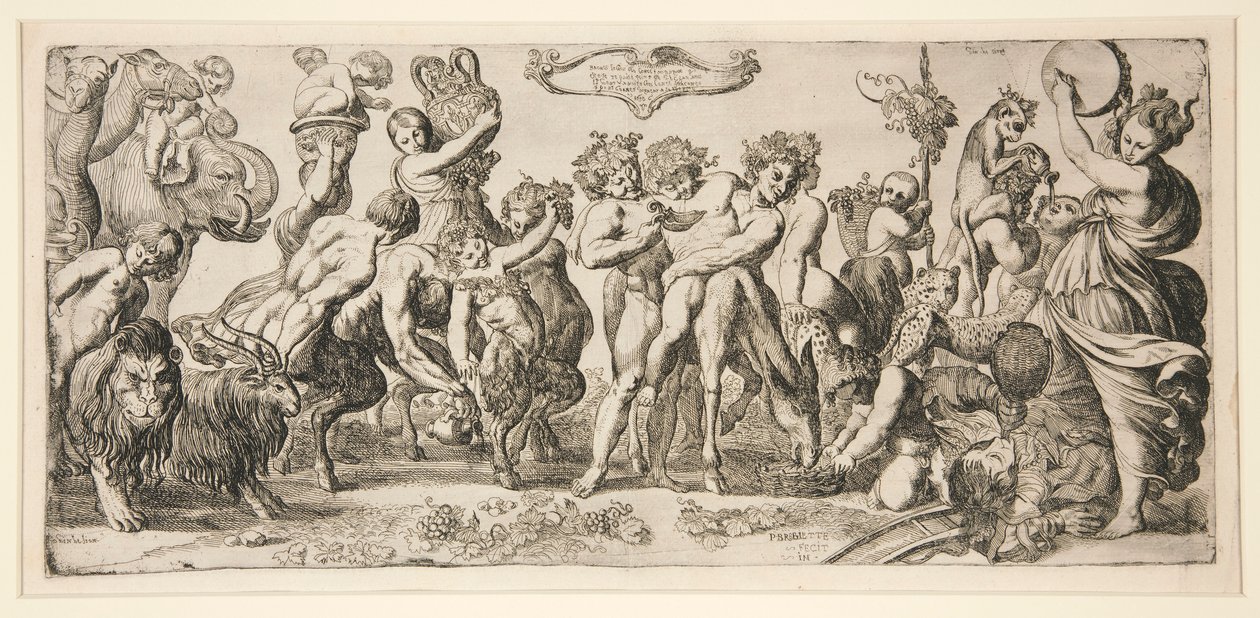 Bacchus ve çevresi by Pierre Brebiette