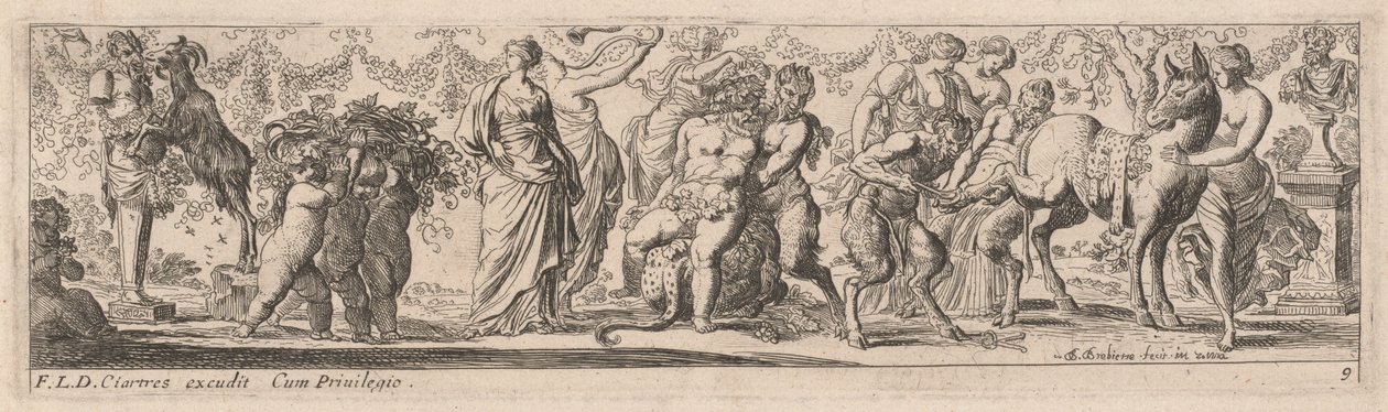 Sarhoş Silenus by Pierre Brebiette