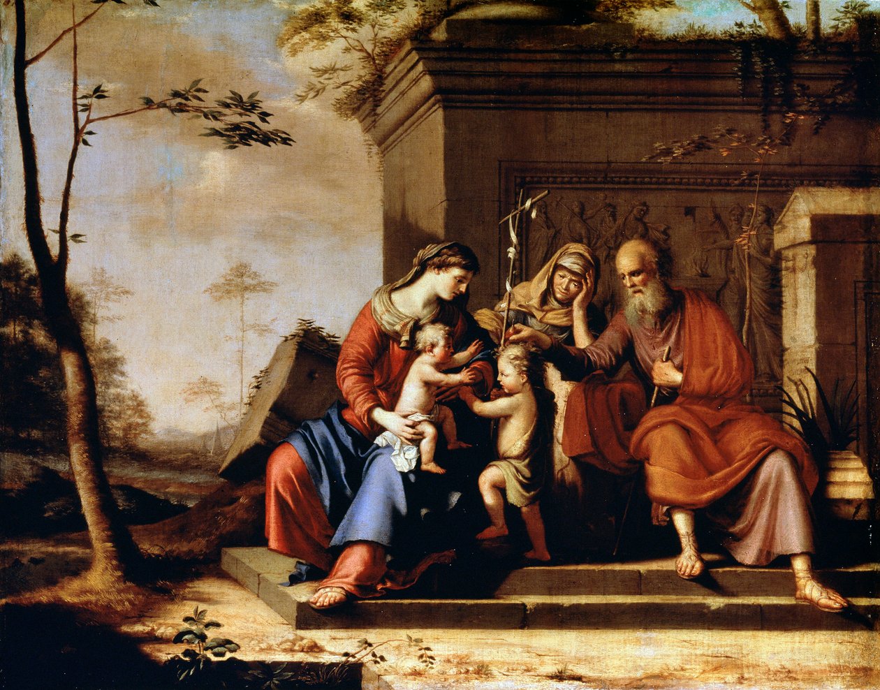 Kutsal Aile, 1655 by Pierre Cauchy