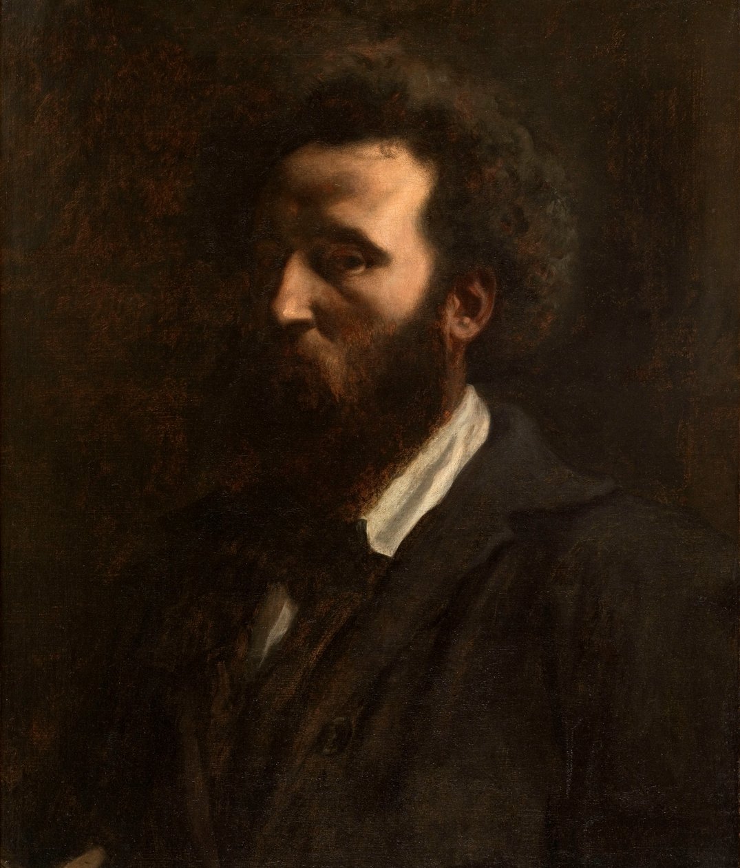 Otoportre, 1857. by Pierre Cécil Puvis de Chavannes