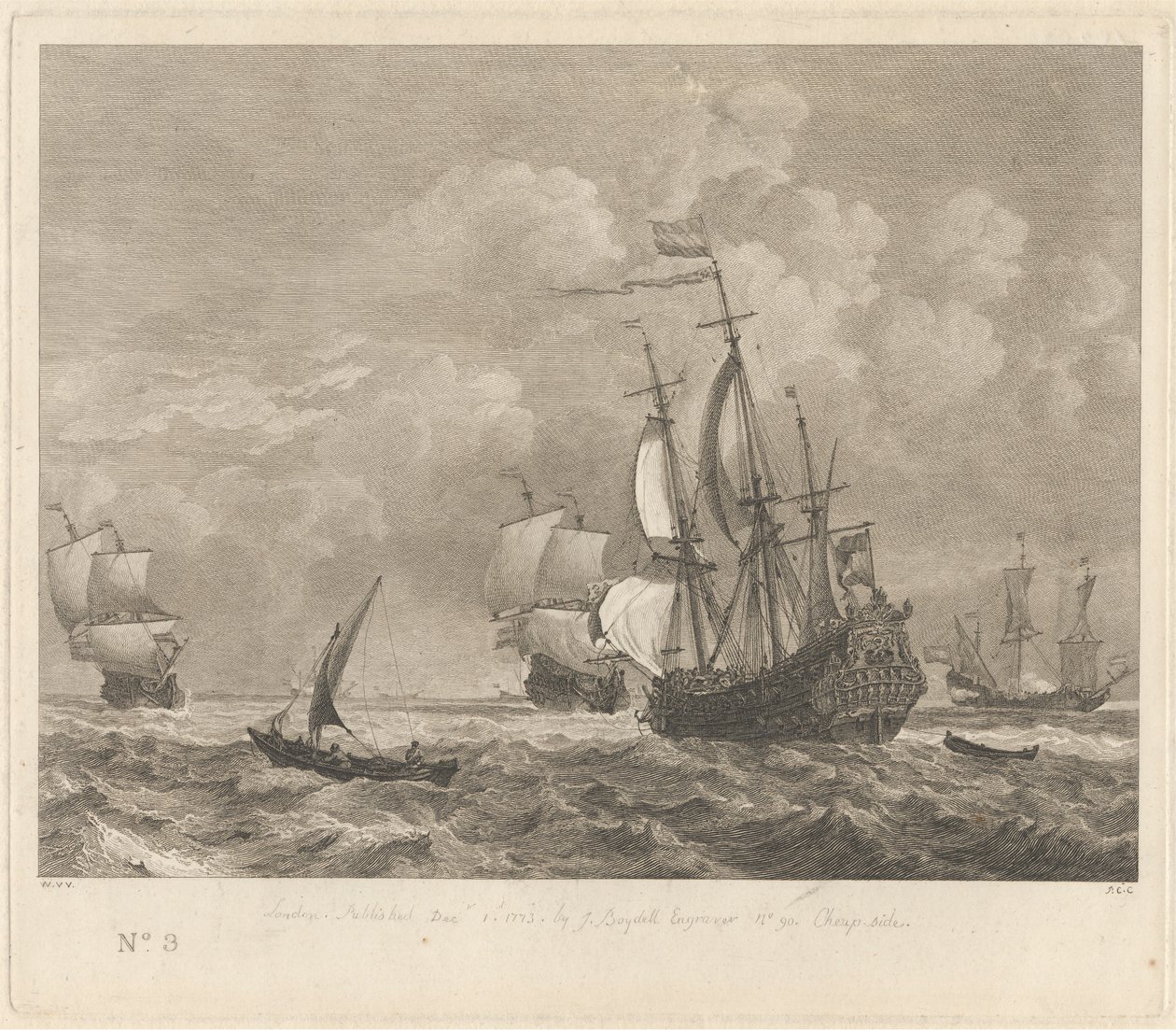 Deniz Çalışması No.3 by Pierre Charles Canot