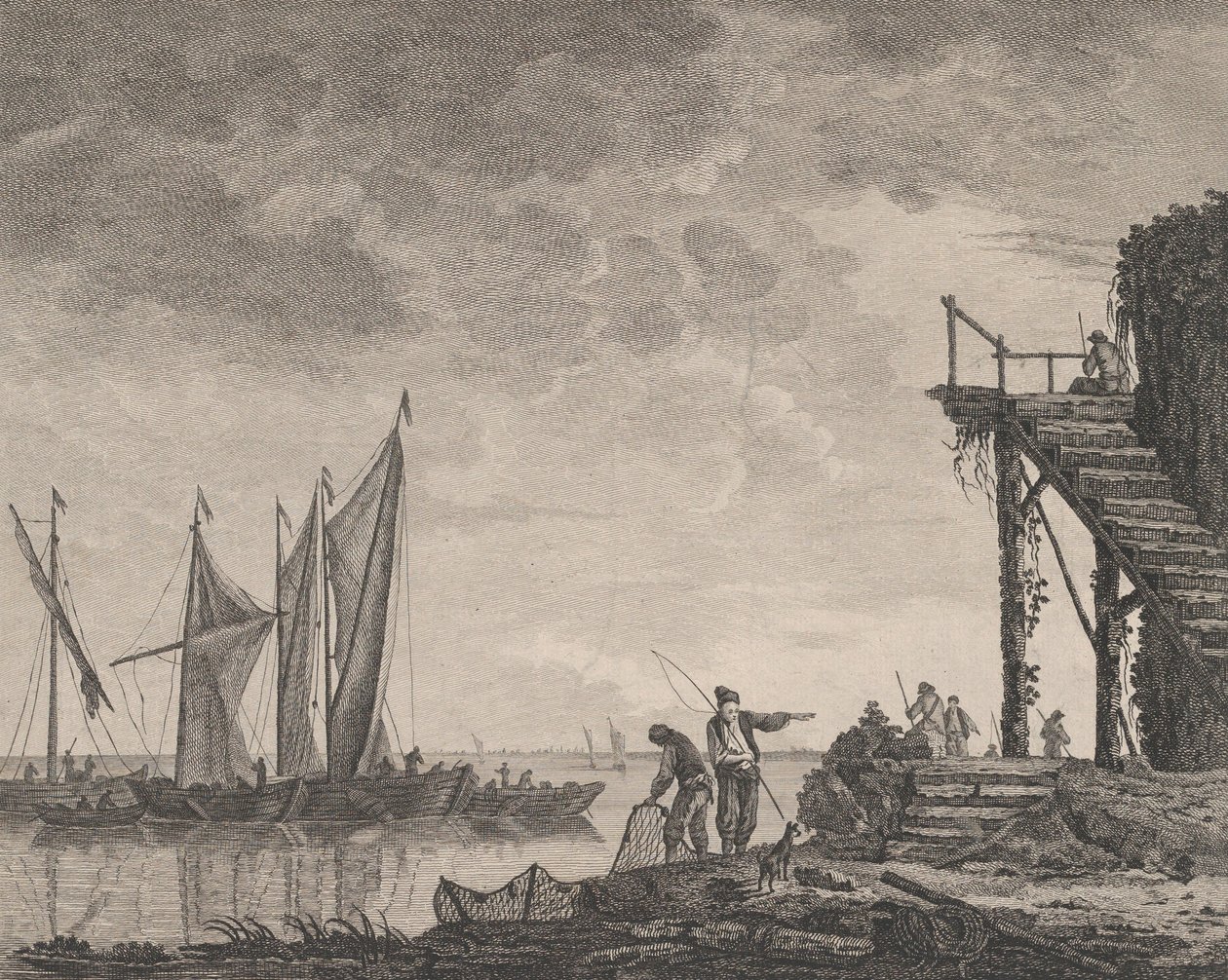 Küçük İngiliz Donanması, 1761. by Pierre Charles Canot