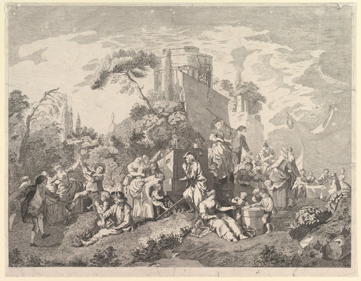 Ülke Fuarı, 1762. by Pierre Charles Levesque