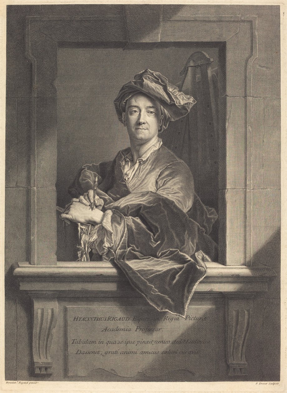 Sümbül Rigaud by Pierre Drevet after Hyacinthe Rigaud